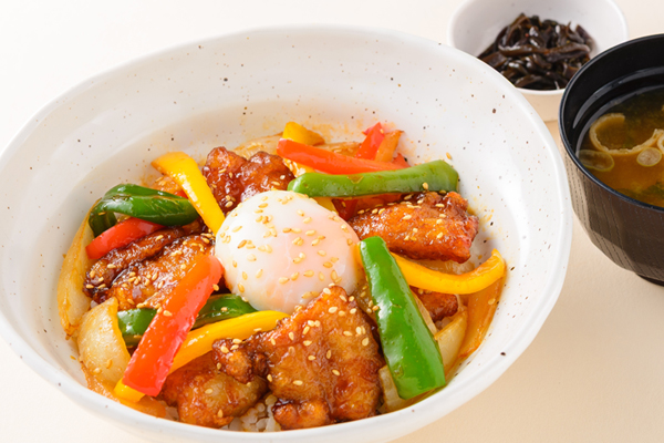 杜仲茶ポークの彩り豚カラ丼のイメージ画像