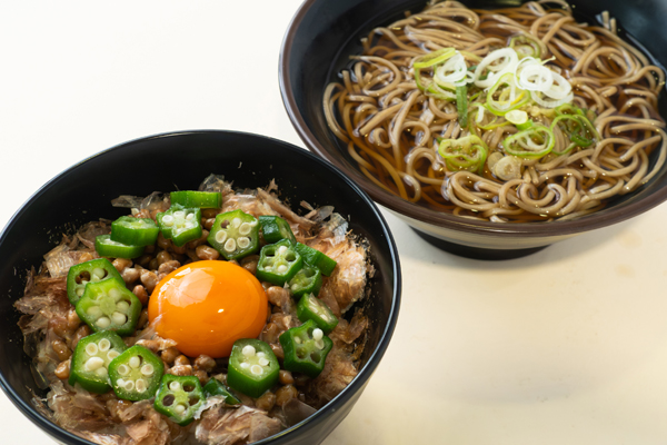 納豆ごはん（うどん・そば）セットのイメージ画像