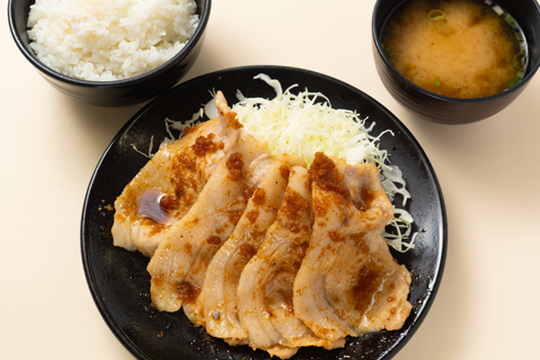 うまくて生姜ねぇ 麓山高原豚ロース生姜焼き定食のイメージ画像