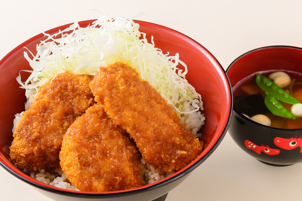 会津ソースヒレカツ丼 こづゆ風吸い物付きのイメージ画像