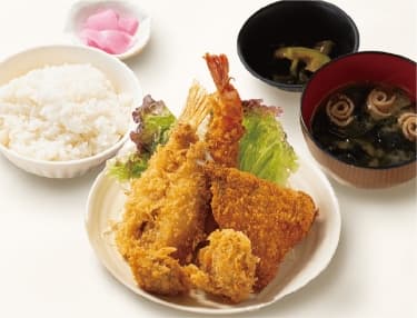 海鮮ミックスフライ定食