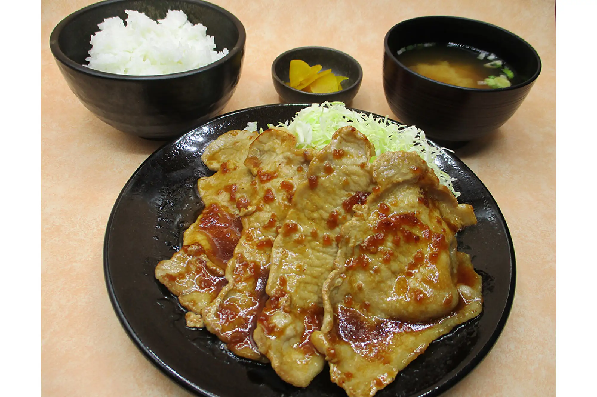 甘楽PA（上州麦豚生姜焼定食）
