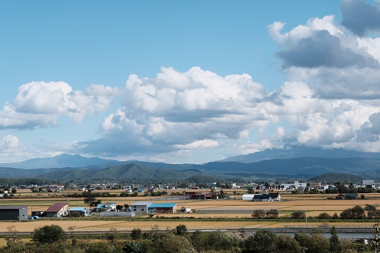 比布大雪PA上り 交流展望広場